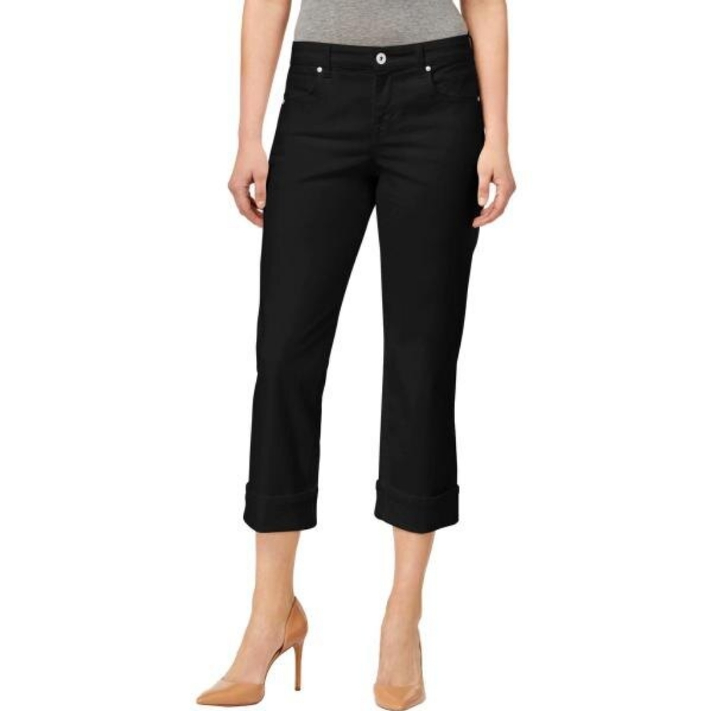 Style & co Super cute Black Capri Curvy Fit Petite